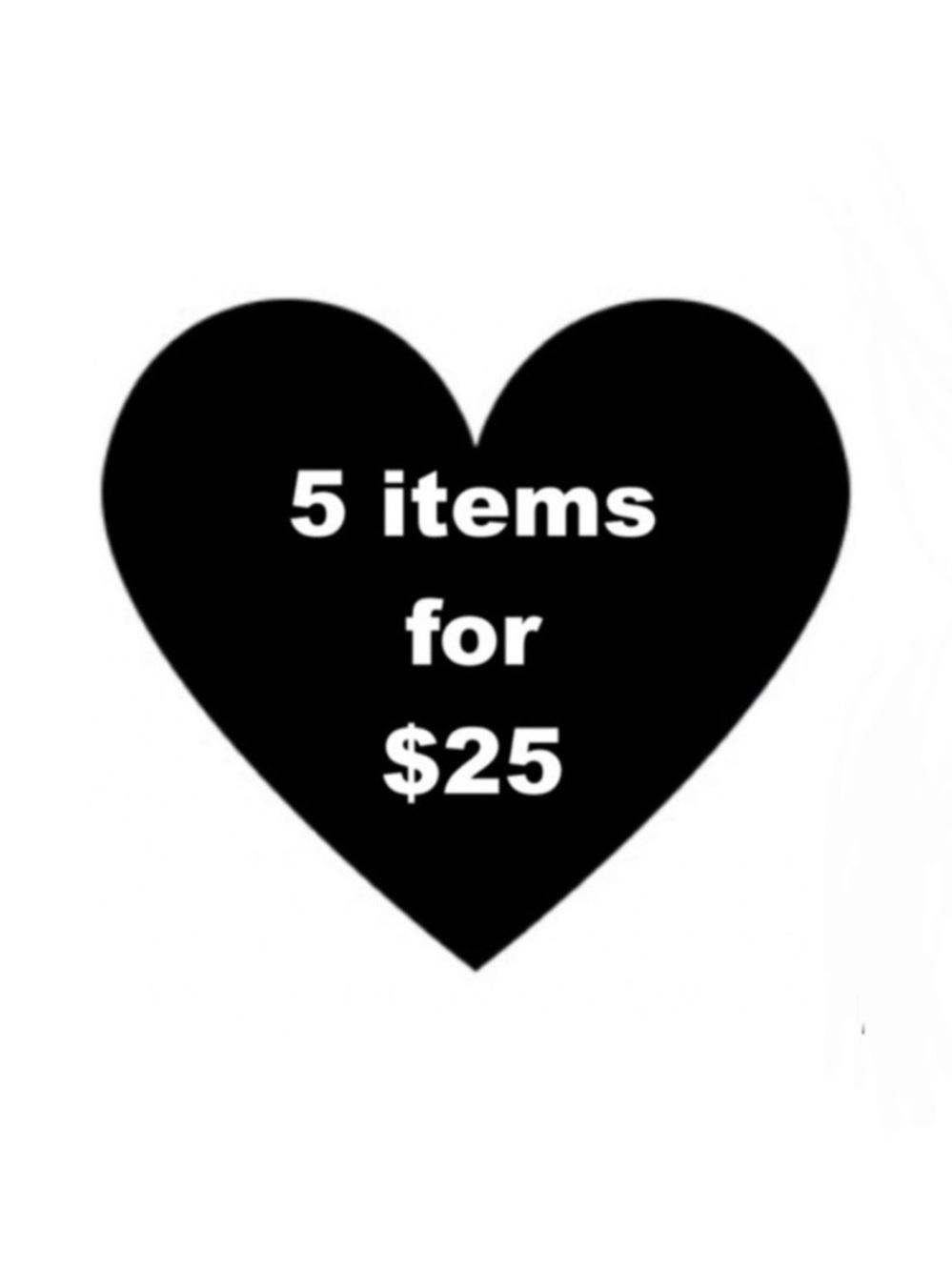 ⭐️ 5 for $25 Sale ⭐️